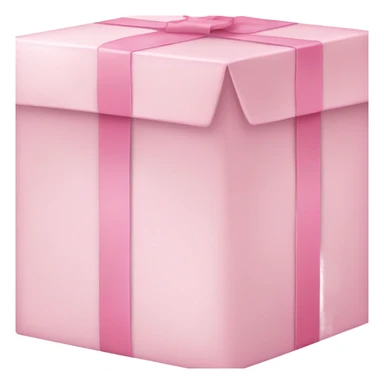 light pink package sticker