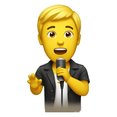 singing yellow sticker