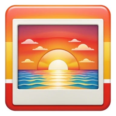 polaroid frame sticker