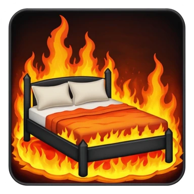 Hells in a bed sticker