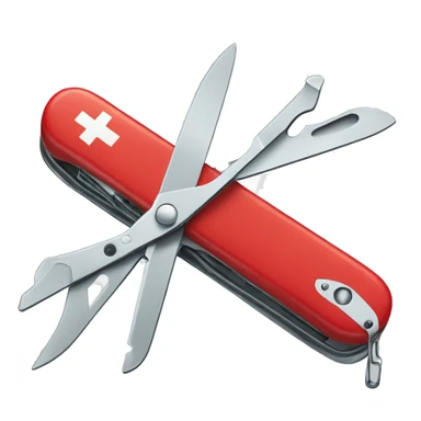 swiss army knife sticker