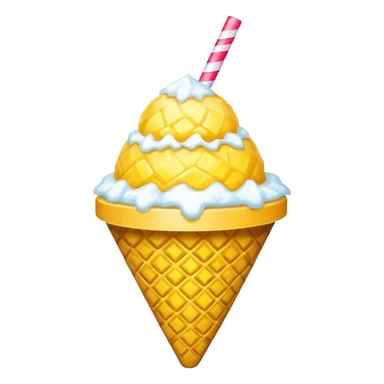 pineapple snow cone sticker