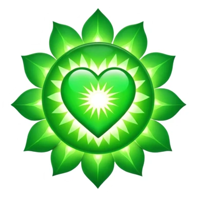 Heart chakra sticker