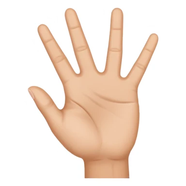 Hand doing peace sign with back of hand facing out  sticker