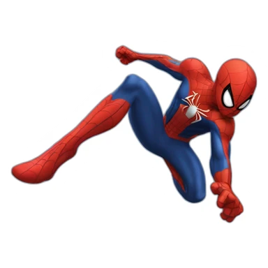 Spiderman landing sticker