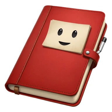 red Sketchbook sticker