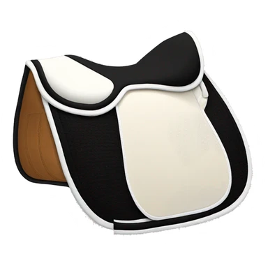 Saddle pad elegant design  sticker