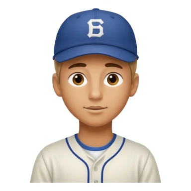 handsome boy with backside cap only neck  sticker