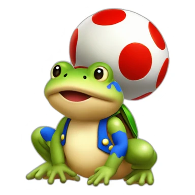 Toad tiny Mario Nintendo sticker