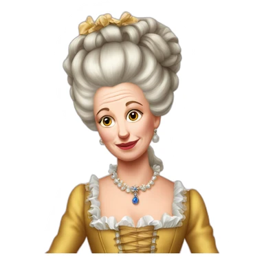 desperate Marie Antoinette sticker