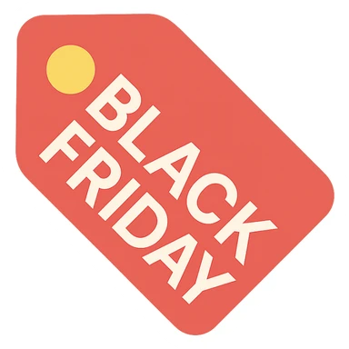 Black Friday label badge  sticker