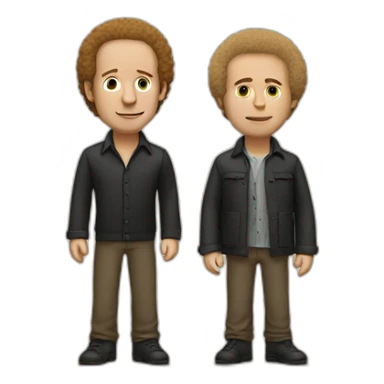 simon et garfunkel musiciens marocains sticker