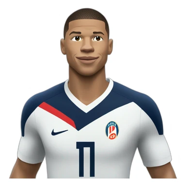 Mbappé qui sert la main de Ronaldo sticker