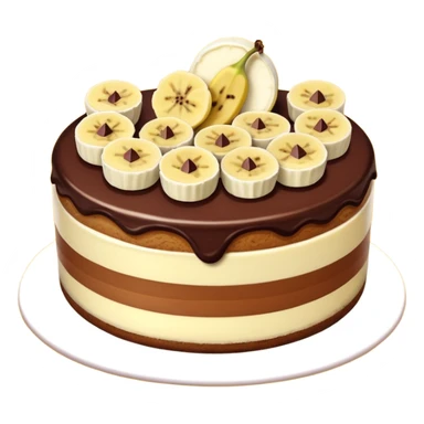 chocolate banana cheesecake sticker