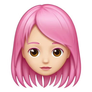 hair follicle, with pink colors sticker