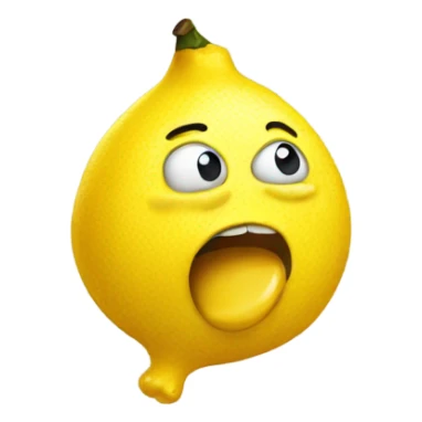 Lemon farting  sticker