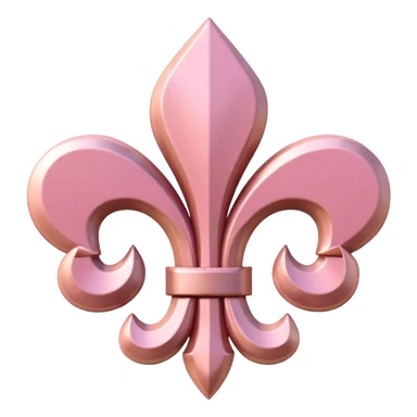 Fleur de lis made of SPAM sticker