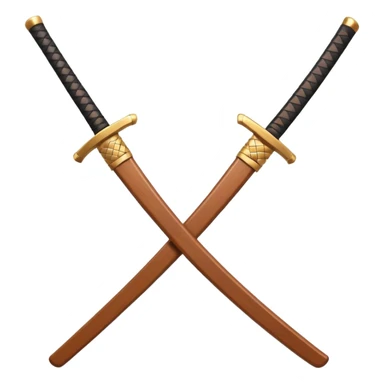 samurai training wooden sword object icon, traditional bokken, smooth polished wood, katana shape, simple guard, 3D cartoon, mobile game icon style, centered, clean background, soft shadow, no text, no watermark
 sticker