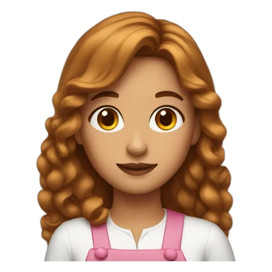 Madeline bakerie brown hair sticker