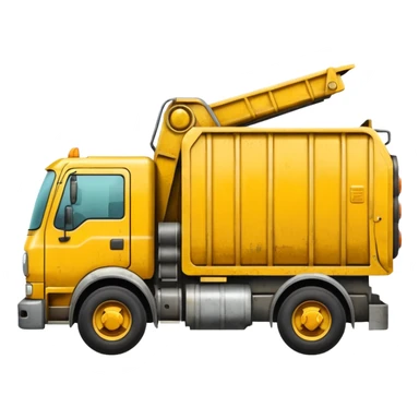 garbage truck sticker