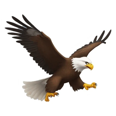 Flying eagle sticker
