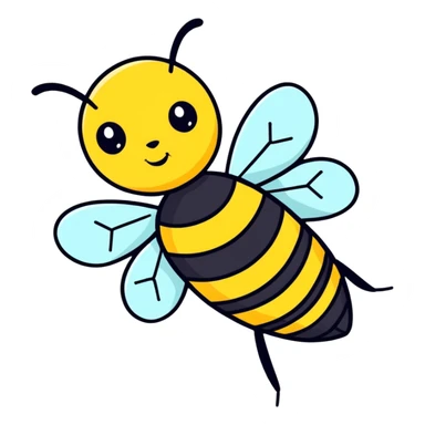 Bee-pitiful sticker