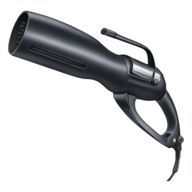 Curling iron sticker