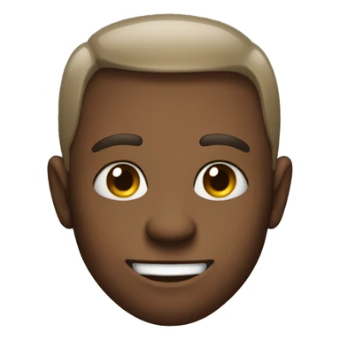 proud face with a slightly evil look   sticker