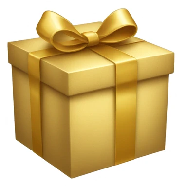 Golden Giftbox. sticker