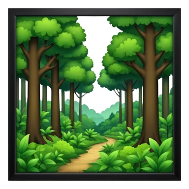 nature frame sticker