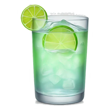 glass of lime water sticker