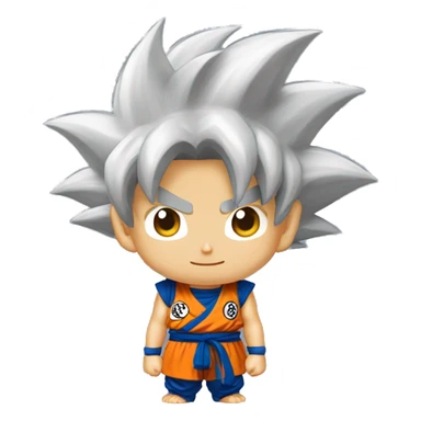 Goku en Ultra instinto sticker