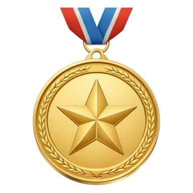 Médaille du courage Cerballiance version cartoon sticker