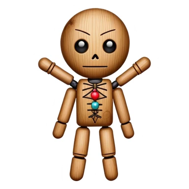 voodoo doll sticker