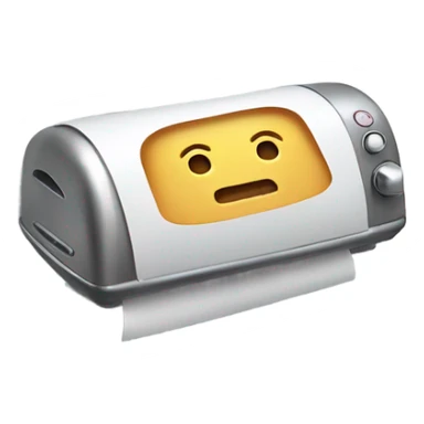 Toaster in a bathtub sticker