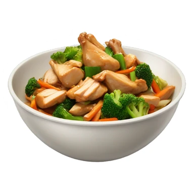 chinese chicken stir fry sticker