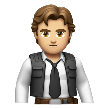 Han solo shrug sticker