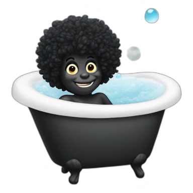 Gollywog bubblebath sticker