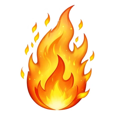 music + cosmic sounds fire sticker