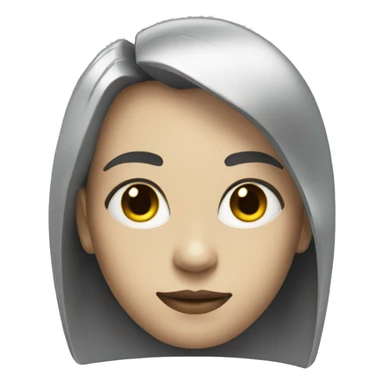 half robot half human sticker