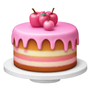 Cake reading Babi pink kindle sticker