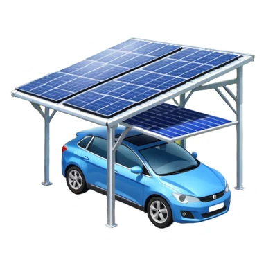Solar carport emoji sticker