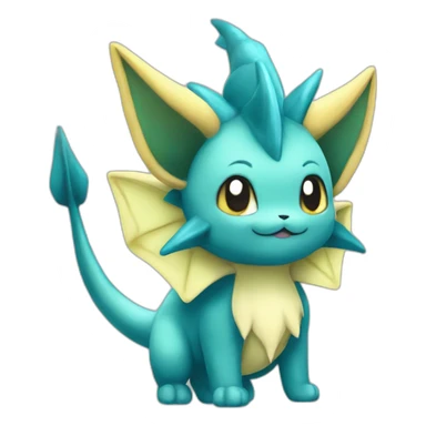 Vaporeon the pokemon sticker