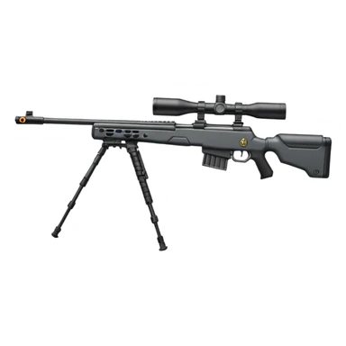 sniper rifle side view sticker