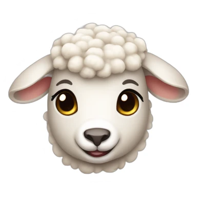cute lamb sticker