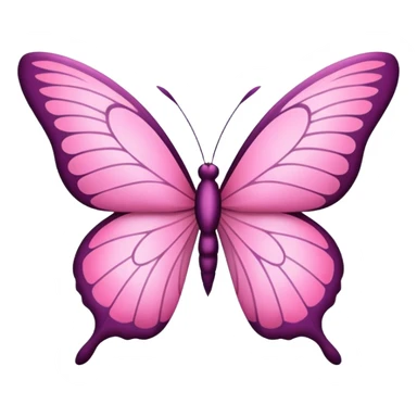 Mariposa rosa sticker