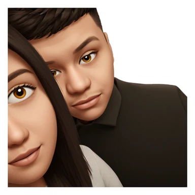 realistic portrait of girl sticker