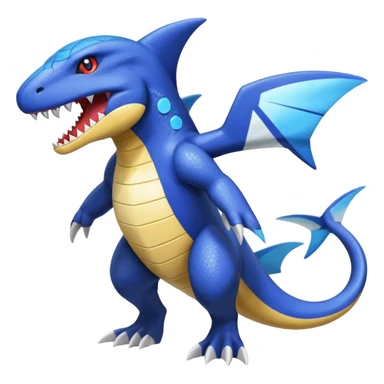 Latios-Sharpedo-Garchomp-Gabite-Amaura-Salandit-Helioptile-fusion (full body) sticker