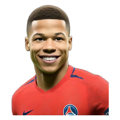 Kylian Mbappé fait sa célébration sticker