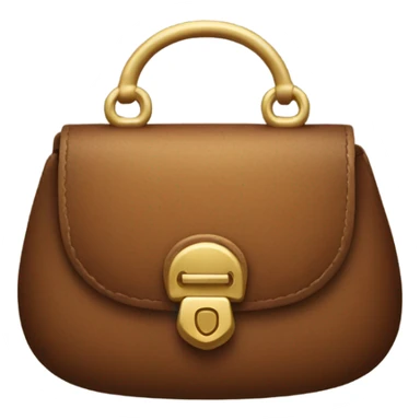 Cute brown purse sticker